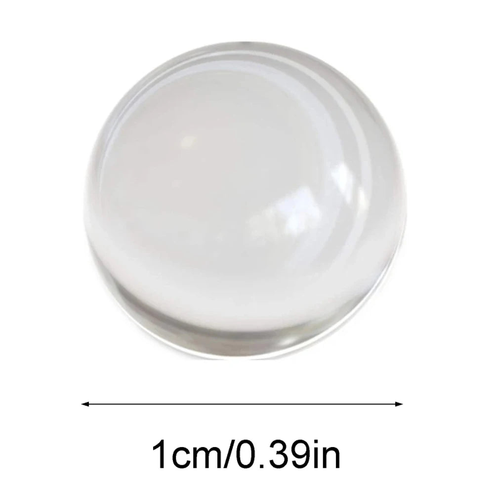 Clear Glass Marbles 20-Pack | 10mm 14mm 16mm Transparent Balls