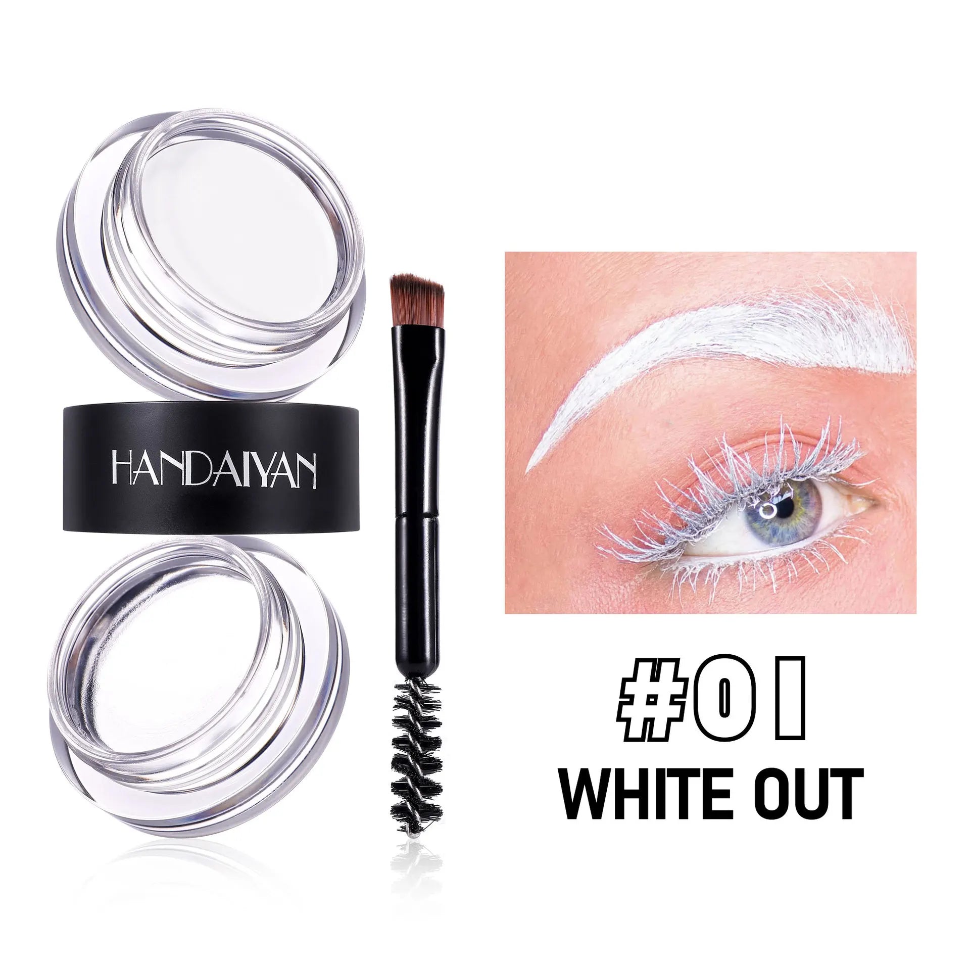 Handaiyan 2-in-1 Waterproof Eyebrow Wax & Tint Pomade | 3D Brows
