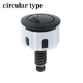 Toilet Push Button Dual Flush Water Saving Chrome Line Control Side Press Double Row Drain Valve Toilet Button Switch Parts Oasis Select circular type