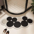 New Arc shaped Super Absorbent Bathroom Mat Non-Slip Diatom Mud Toilet Pad Quick-Drying Floor Mat Bath Mat Oasis Select 01 1pc Arc 36x75cm