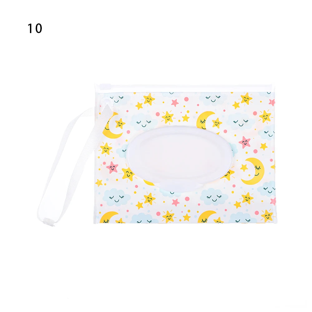 1PC Fashion Reusable EVA Cleaning Wipes Case Wipes Container Baby Wet Wipes Box Wet Wipes Bag Oasis Select 10