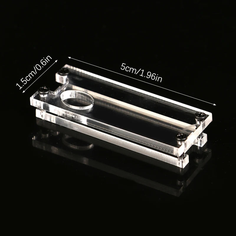 1Set Acrylic Hard Shell Transparent Protector Case Fixing Bracket with Screw for Raspbery Pi Pico Board Oasis Select