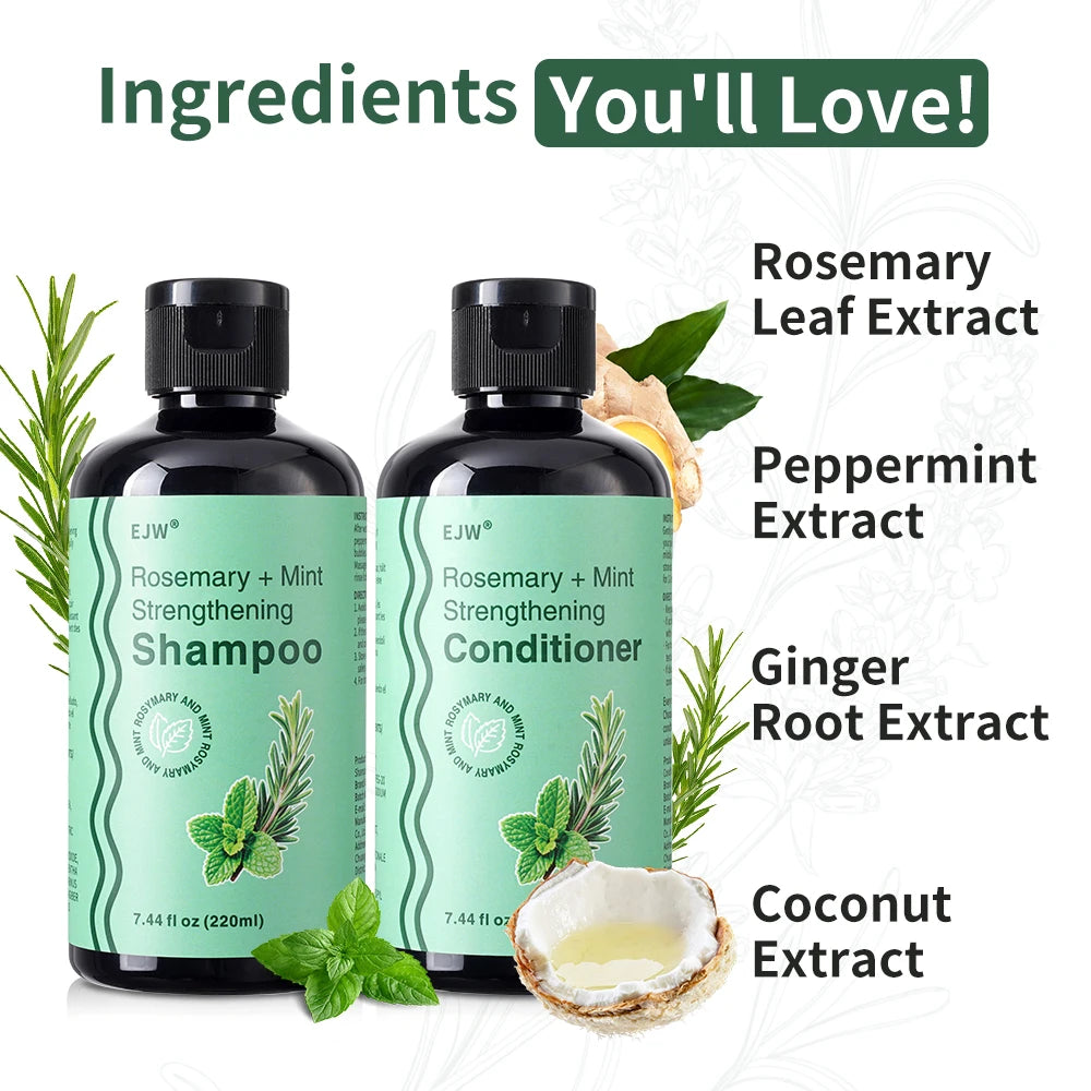 Rosemary Hair Care Set – Shampoo, Conditioner, Mask & Oil Hair Care Set Oasis Select