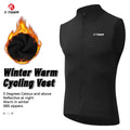 X-TIGER Winter Warm Cycling Vest Fleece Windproof Bike jacket Sleeveless Coat Bicycle Thermal Vest Unisex Cycling Jerseys Oasis Select XM-ZWGY-00201 M