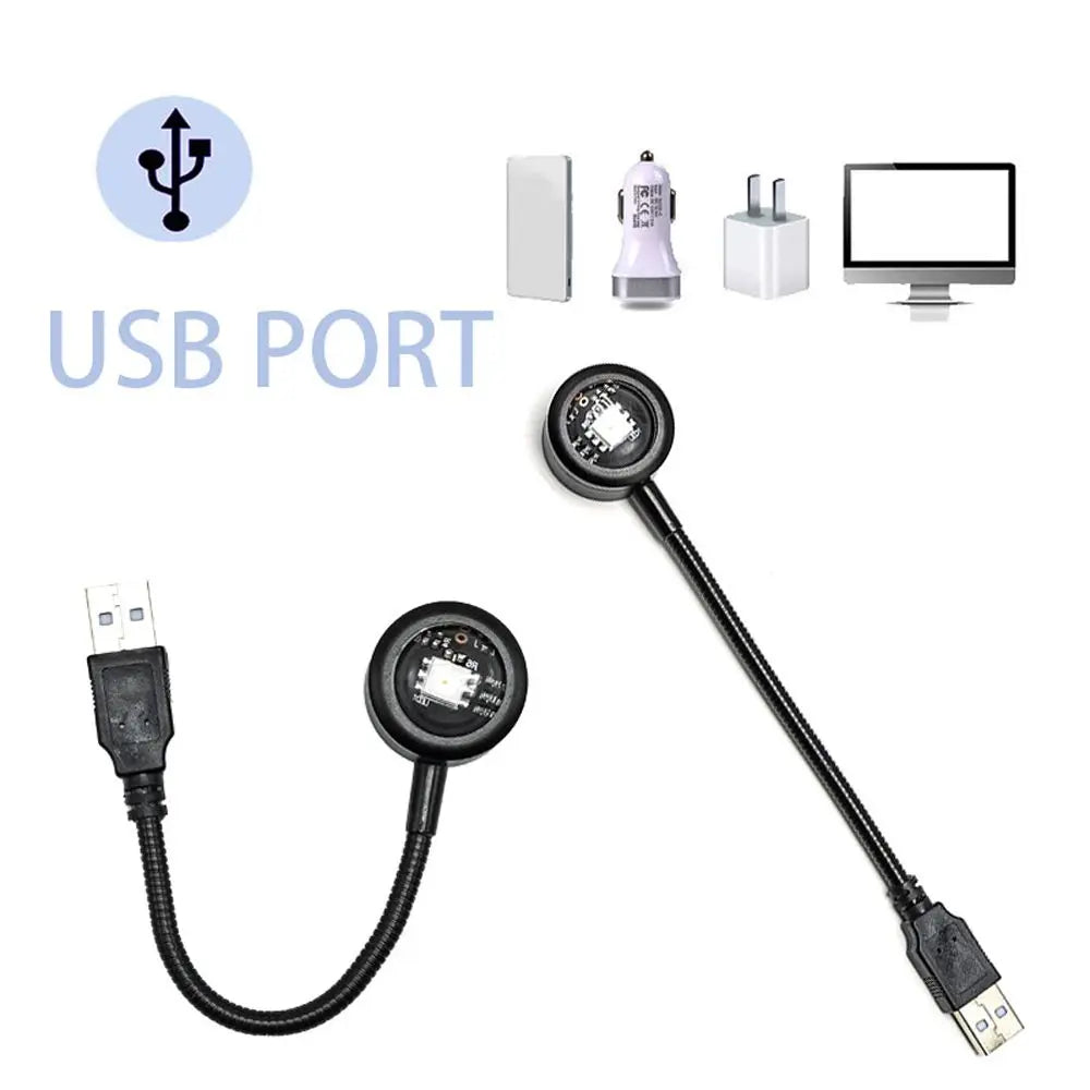 7 Colors Sunset Lamp USB Powered Rainbow Projector Lamp Bedroom Atmosphere Night Light 14 Modes Photography Background Lights Oasis Select