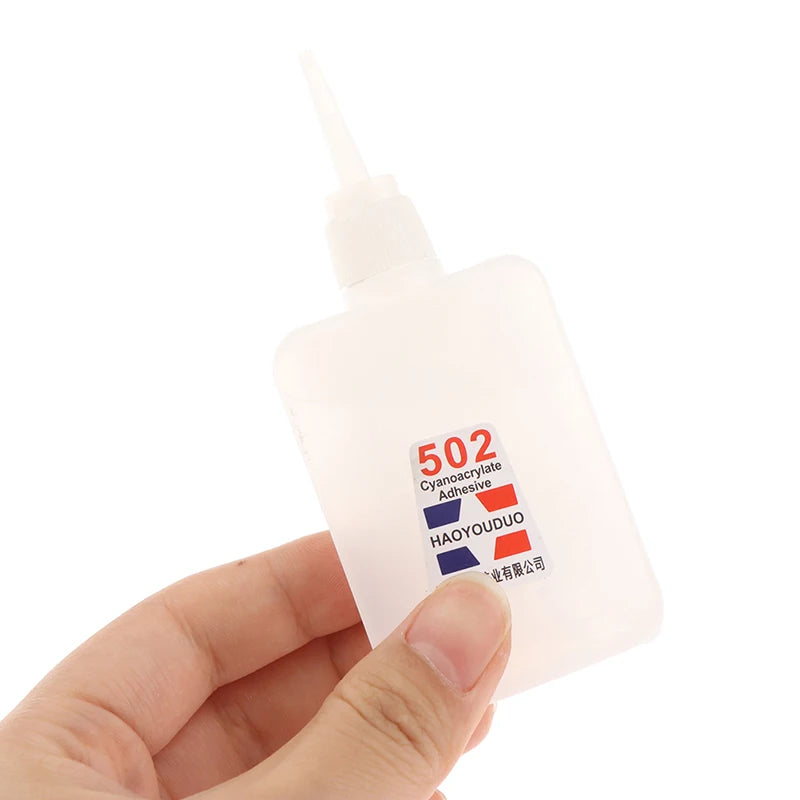 50G Quick-drying Super Glue 502 Instant Strong Adhesive Toys Crafts Shoes Paper Wood Plastic Fast Repairing Glue Universal Oasis Select 50g