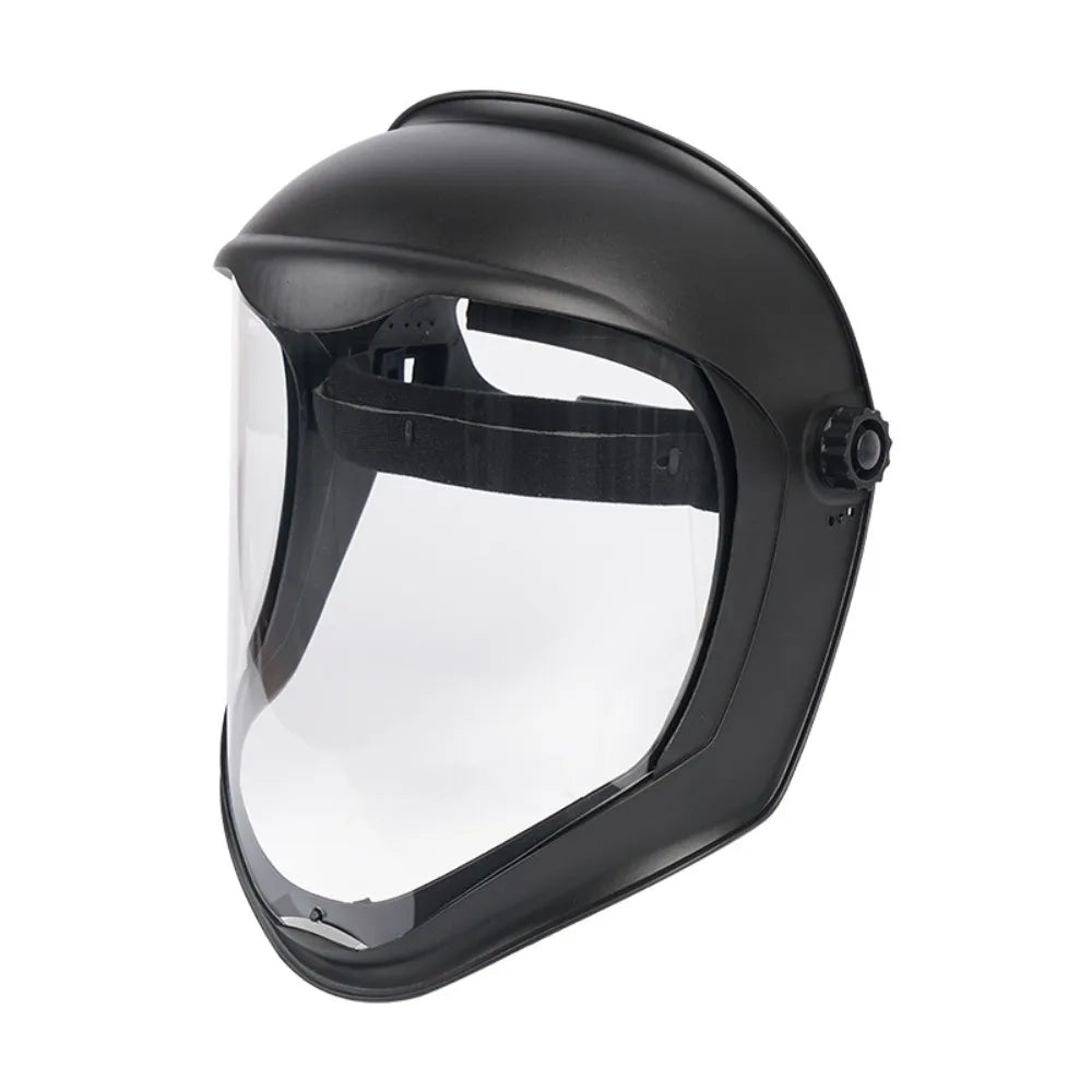 Full Face Protective Safe Mask, Anti Fog, Anti Impact, Anti Splash, Head Mounted Transparent Dust-proof and Oil Fume Proof Mask Oasis Select