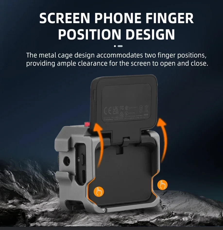 Flymile Aluminum Frame for Insta360 GO 3 / GO 3S | Cold Shoe