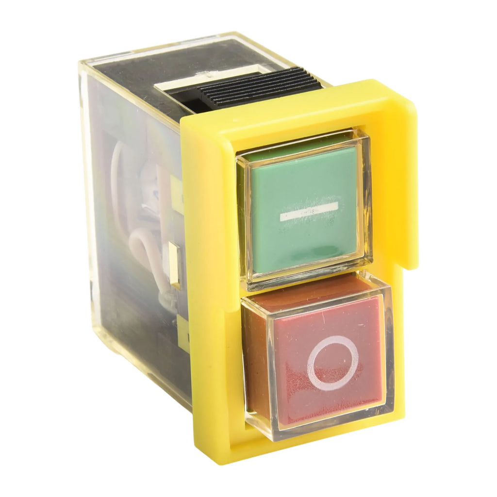 KJD6 Momentary Electromagnetic Switches AC250V 6A Waterproof Pushbutton 2-Button Machine Safety Switches Oasis Select