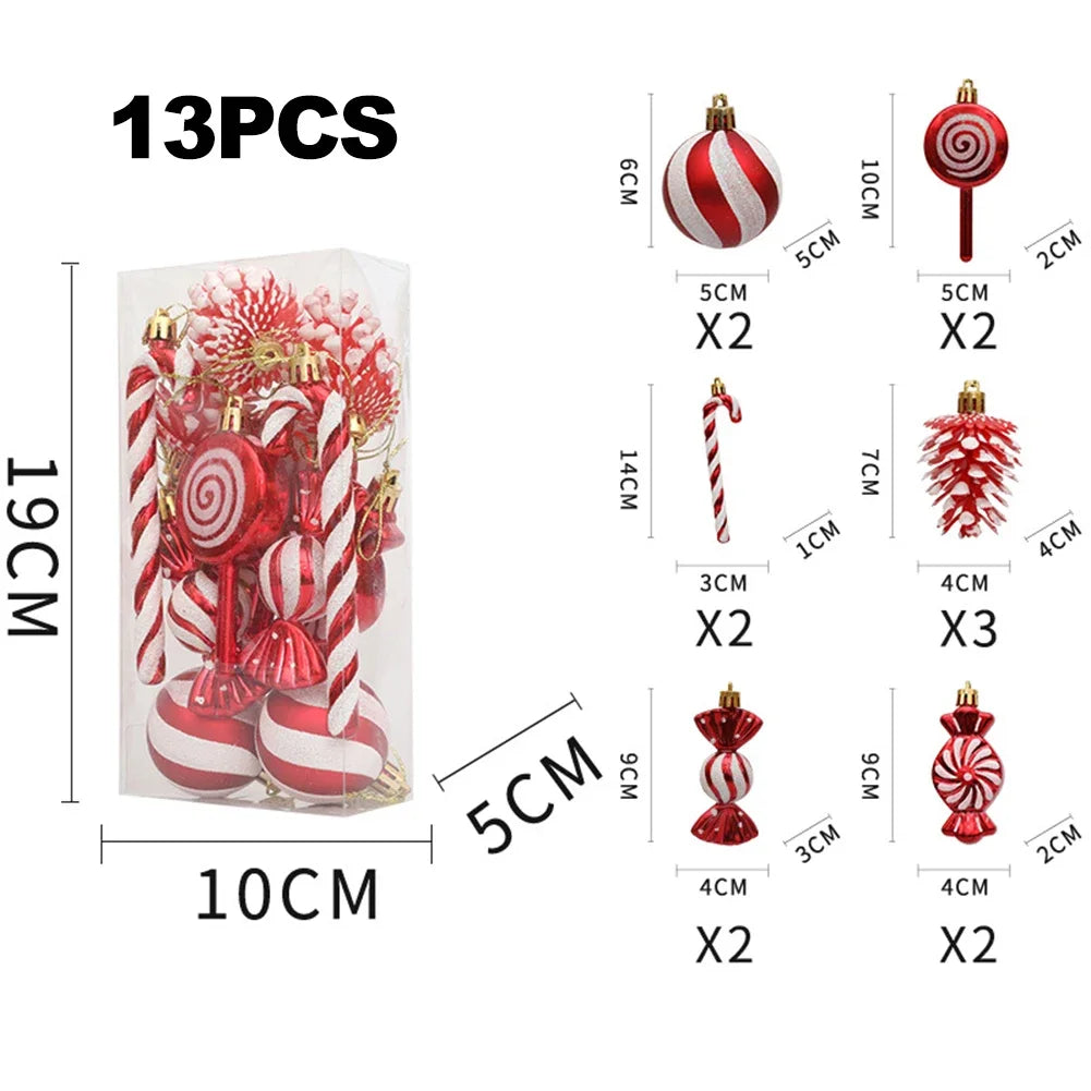 Holiday Tree Decor Christmas Decorations Festive Gatherings Multiple Styles Available Vibrant Red And White Colors Oasis Select Red China Mainland