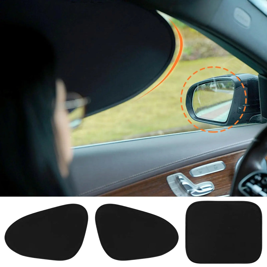 Summer Electrostatic Sun Visor for Car Side Window Sun Shade Curtains Anti-Glare UV-Blocker Auto Sun Protection Cover Visor Oasis Select