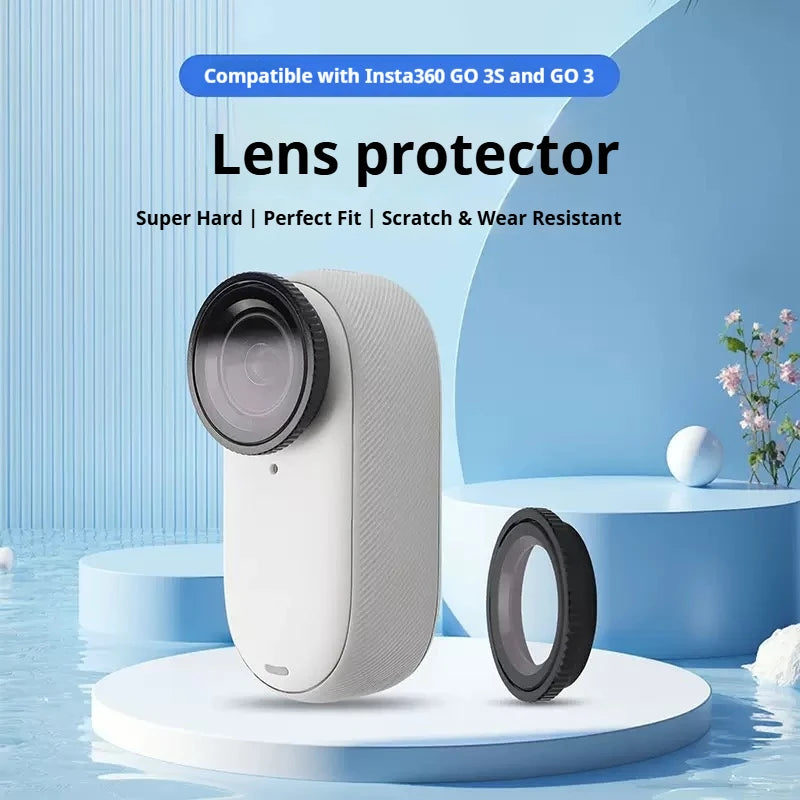 Tempered Glass Lens Cover for Insta360 GO3 GO3S GO2