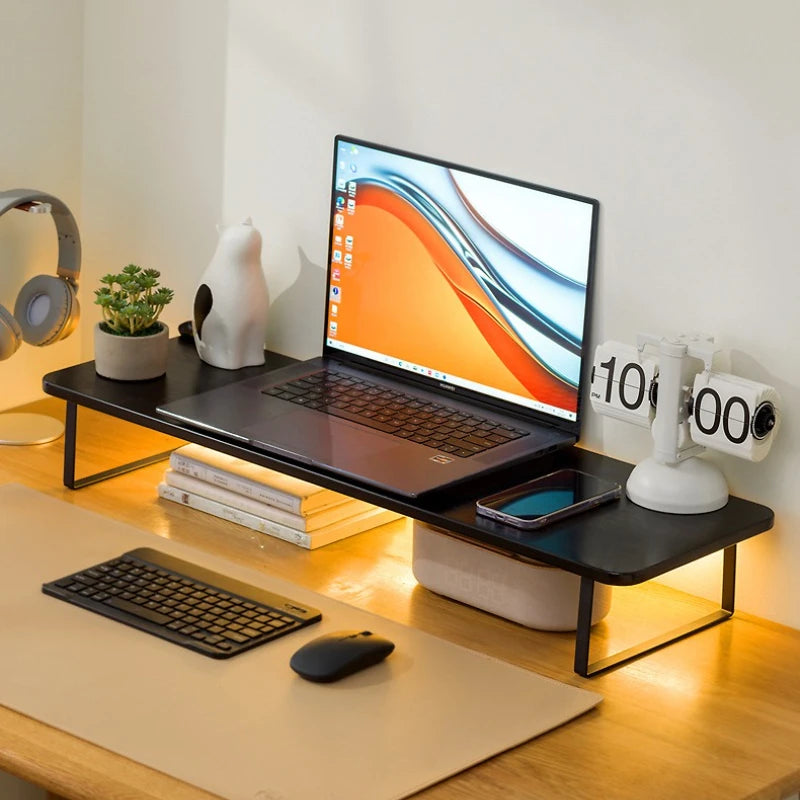 Desktop computer heightening rack Office desktop storage rack Monitor lifting rack Base bracket Raising shelf Oasis Select