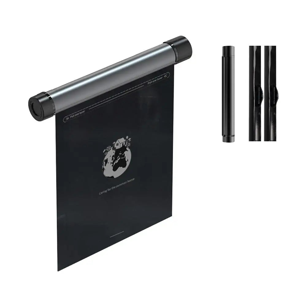Car Hanging Trash Can – Leak-Proof Roller Garbage Bag Organizer