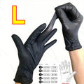 Disposable Gloves in Package Black Nitrile Gloves Home Kitchen Cooking Tools Tattoo Washing Car Household Cleaning Work Gloves Oasis Select L-23x11cm 50pcs