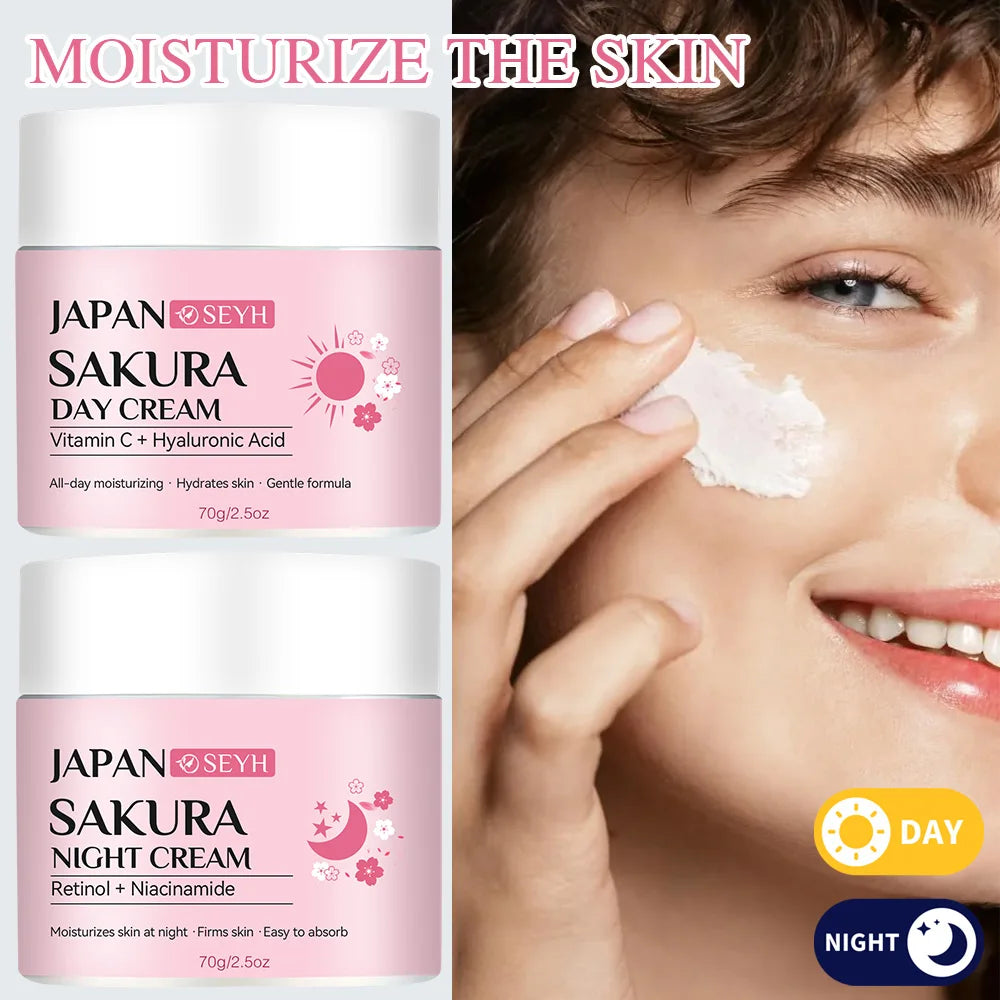 Day Night Repair Cream Rich in Retinol 20% Vitamin C 5% Niacinamide Hydrating Tightening Moisturizing Anti-Aging Skincare Set Su Oasis Select