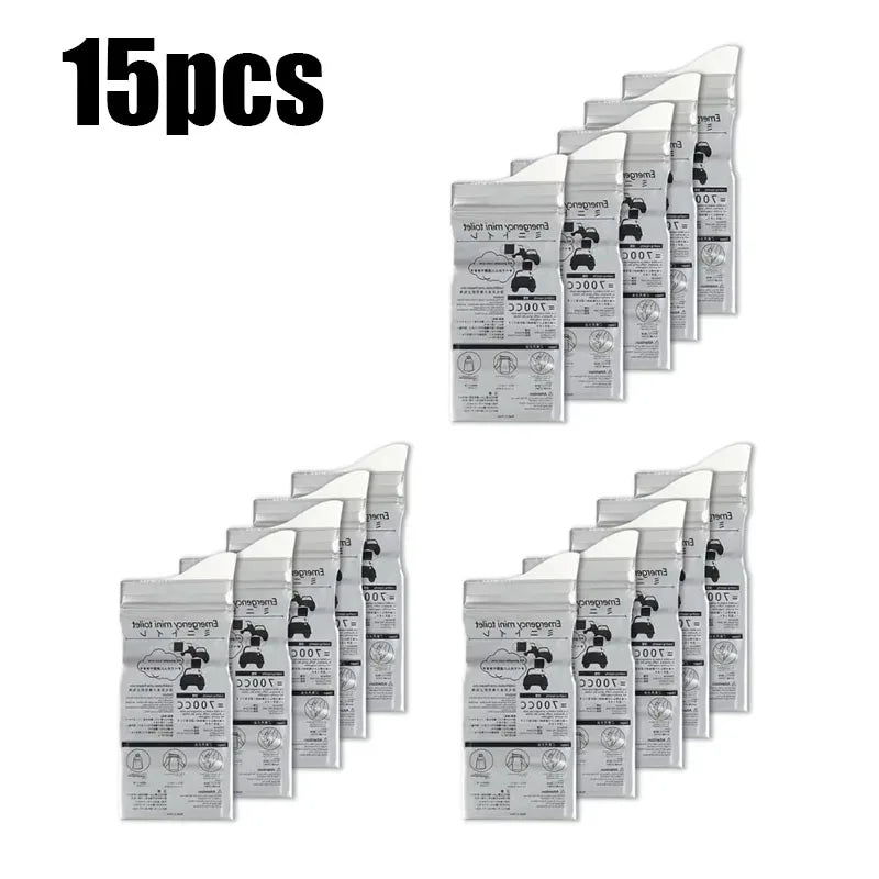 5/10/30pcs Car Camper Adult Portable Wc Toilet Potty Catheter Adult Urinal Coagulant Vomit Bag Pee Funnel Accessories Novelties Oasis Select 15pcs