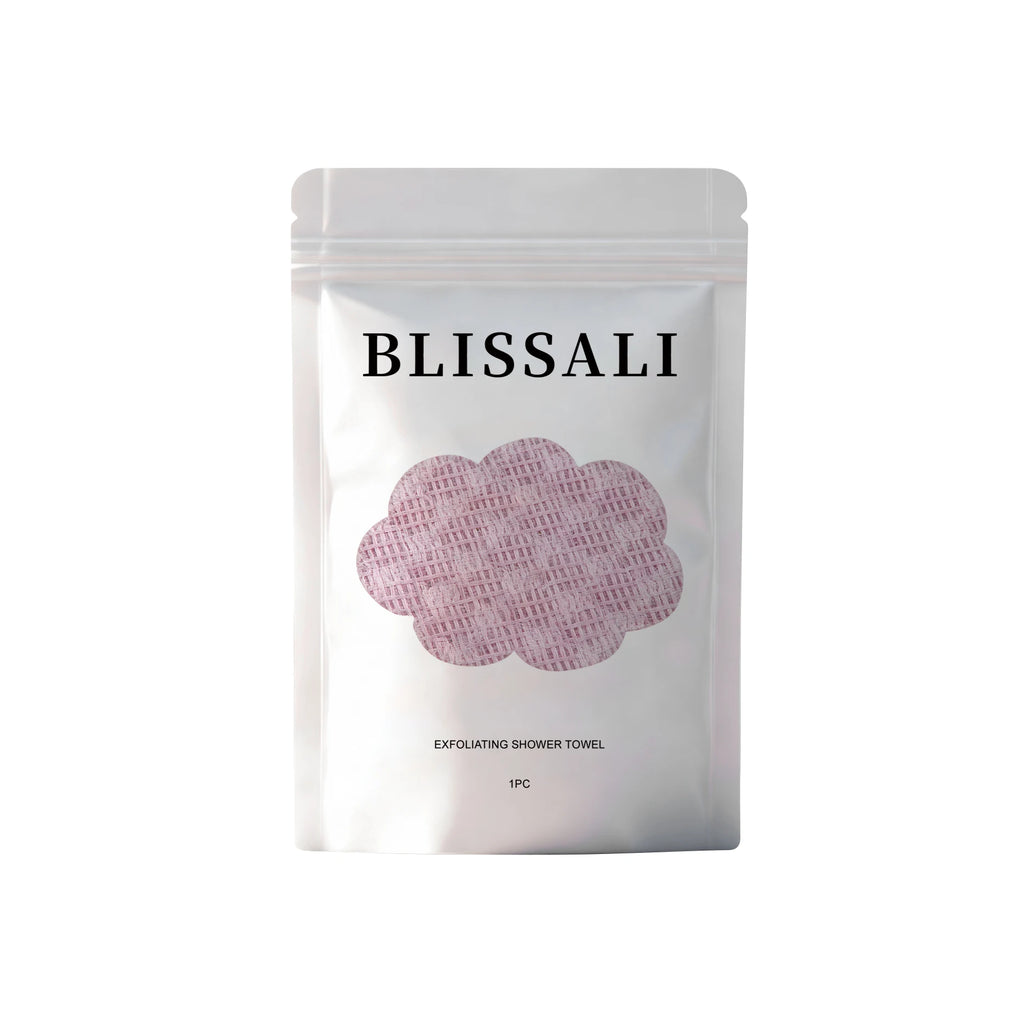 Exfoliating Shower Towel Deep Exfoliate Remove Dead Skin Smooth Skins Gentle Scrub Improve Back Rough Durable Daily Bath Towel Oasis Select Pink Color