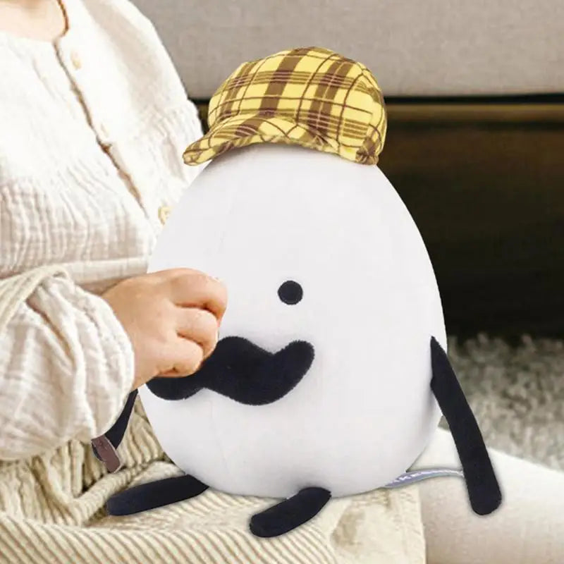 Egg Plush Egg Doll 7.1 Inch Cartoon Plush Pillow Game Character Stuffed Decorative Cute Kawaii Gift Ideal For Couch Bedroom Oasis Select