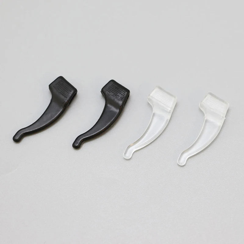 20pcs Anti-slip Silicone Ear Grip Glasses Eyeglasses Leg Ear Hook Stopper Bracket Fastener Accessories Temple Tip Eyewear Holder Oasis Select
