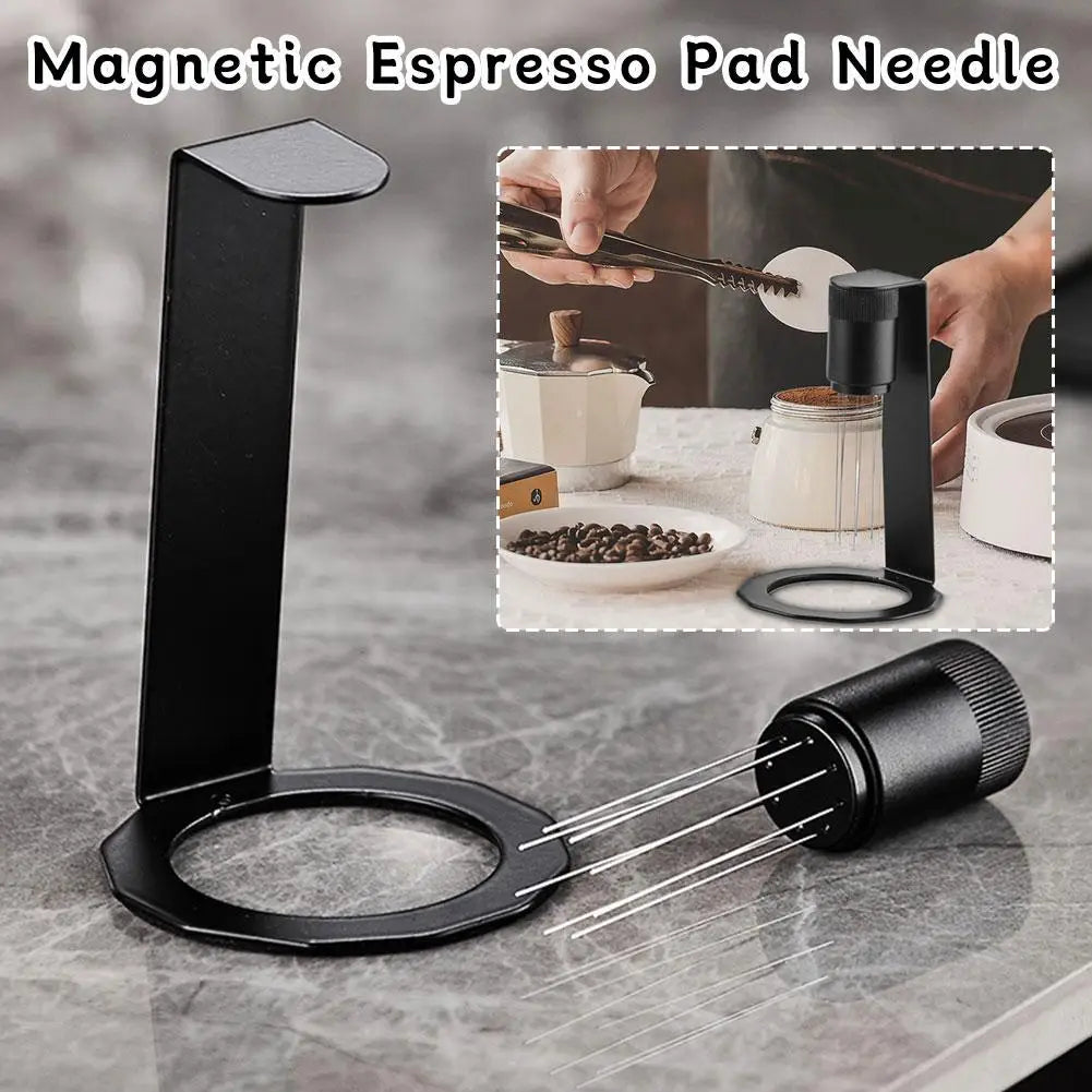 WDT Espresso Dispensing Needle Tool with Magnetic Stand