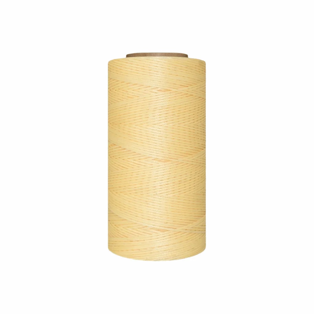 150D Waxed Leather Sewing Thread 0.8mm 260M Hand Stitching Leather Craft Thread Oasis Select Yellow