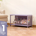 Figure display cabinet Transparent pain cabinet Suitable for Lego model building block Toy doll bag blind box storage rack Oasis Select 70 long doors