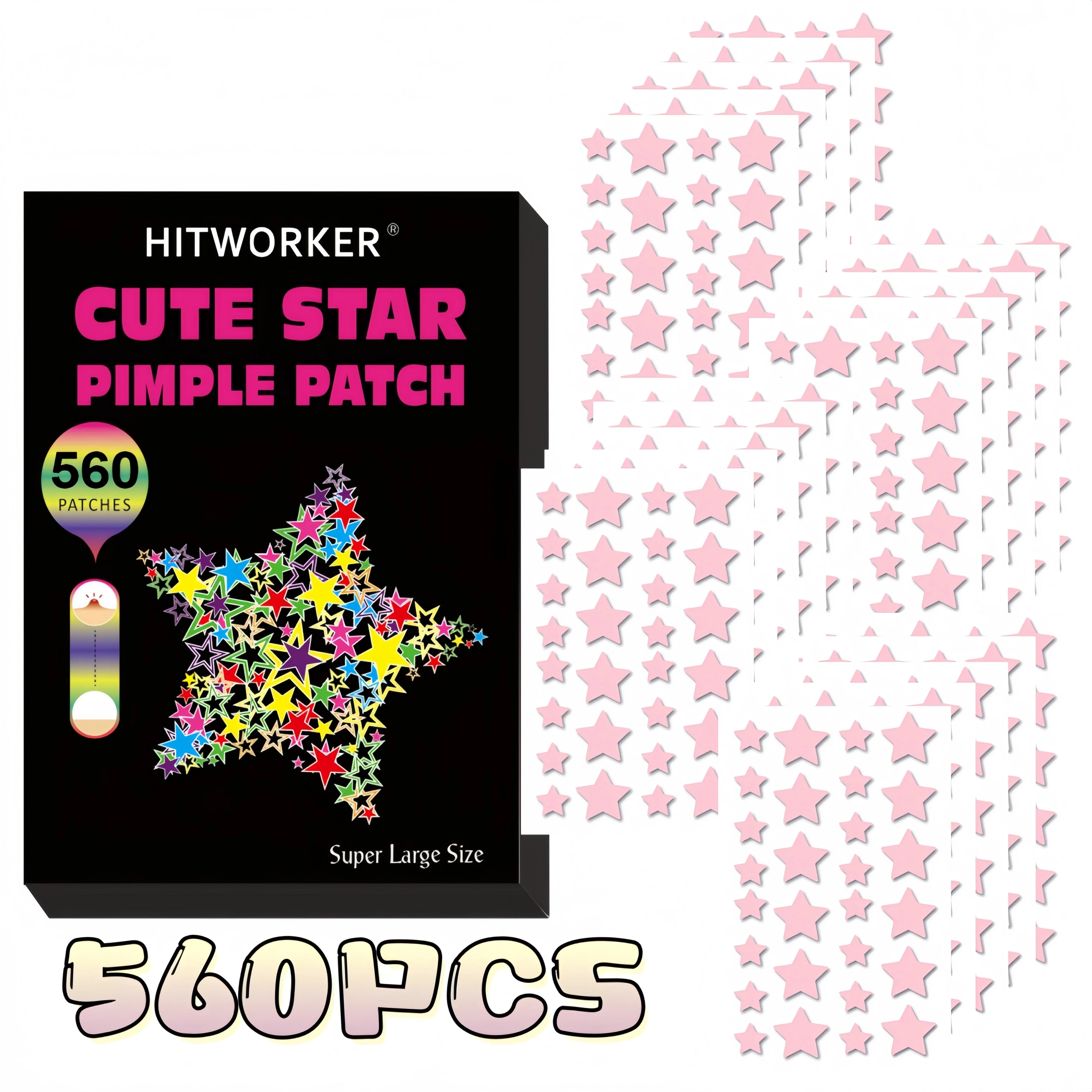 560 star shaped acne patches per box, alcohol free and fragrance free, gentle and effective, used to remove acne and blemishes Oasis Select 560pcs 3