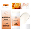 Body Deodorant Stick Rose Peach Body Odor Remove Cream Removal Armpit Refreshing Antiperspirant Lasting Aroma Deodorant SkinCare Oasis Select 1Clean Tangerine
