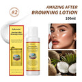 Bronze Before and After Browning Lotion Long-Lasting Brown Lotion Tan Lotion Texture Tanning Booster Waterproof Coconut Makeup Oasis Select Repair