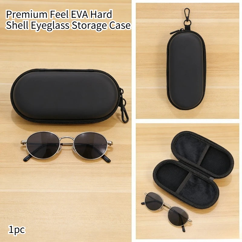 Luxury Hard Shell Glasses Case,Valentine's Day Mother's Day Gift for Women-Portable Scratch-Resistant Pouch, Premium Storage Bag Oasis Select