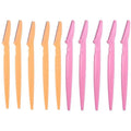 1-10Pcs Mix Color Eyebrow Razor Women Face And Body Safe Trimmer Hair Shaver Eye Brow Remover With Cover Small Makeup Tools Set Oasis Select 10pcs Mix Color