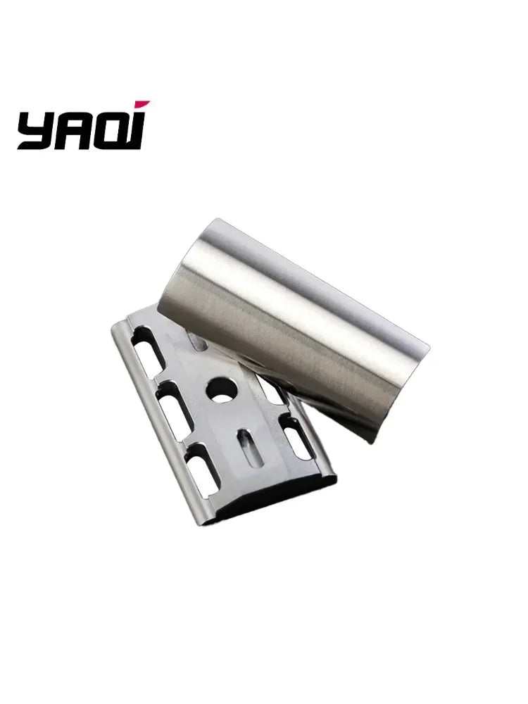 Yaqi SLOPE 316 Stainless Steel Slant Safety Razor Head with A 0.90mm Blade Gap Razor Head's 43mm Length and 24.6mm Width Oasis Select SRH051