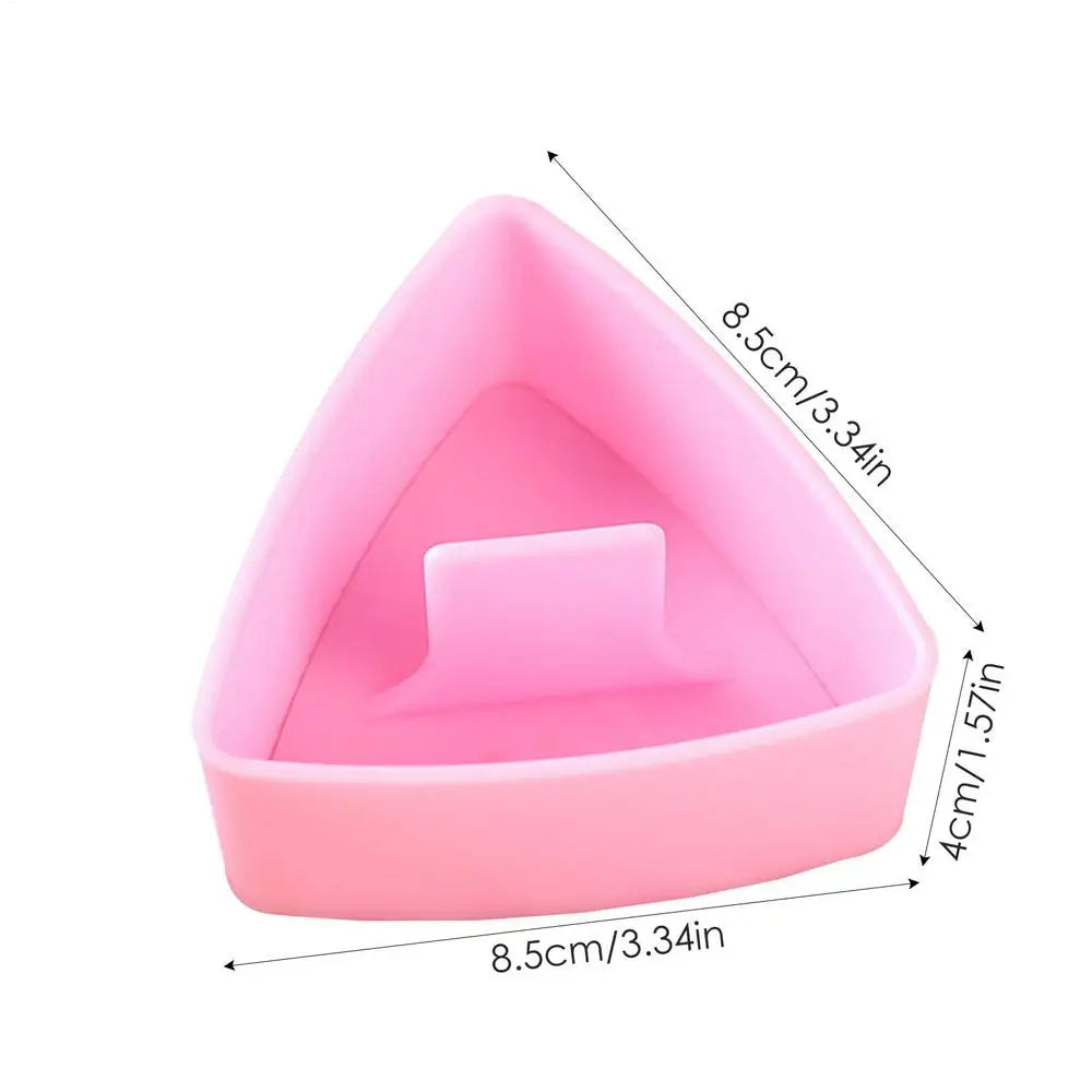 Sushi Mold Triangle Mould Onigiri Rice Ball Food Press Triangular Sushi Maker Mold Sushi Kit Kitchen Bento Rice Balls Accessory Oasis Select Pink