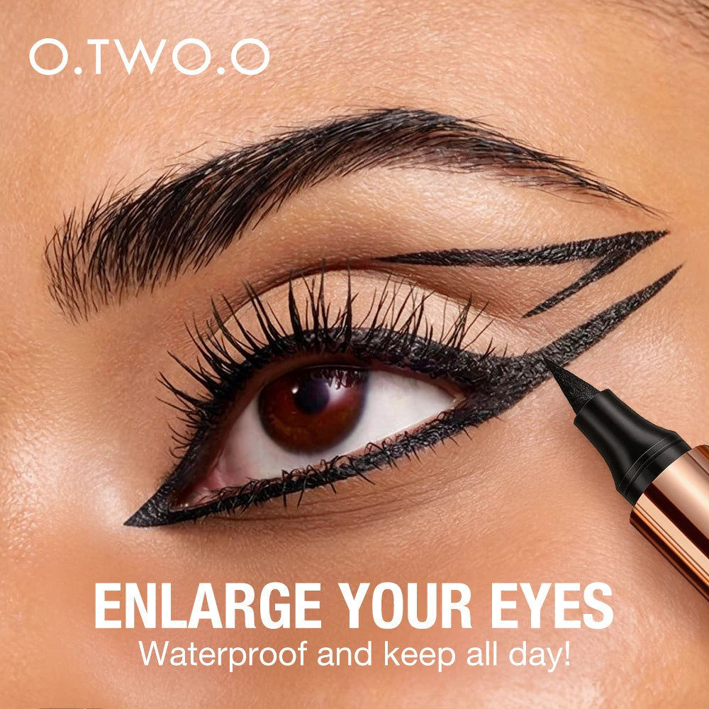 O.TWO.O Dual-Ended Stamp Liquid Eyeliner – Waterproof Cat Eye