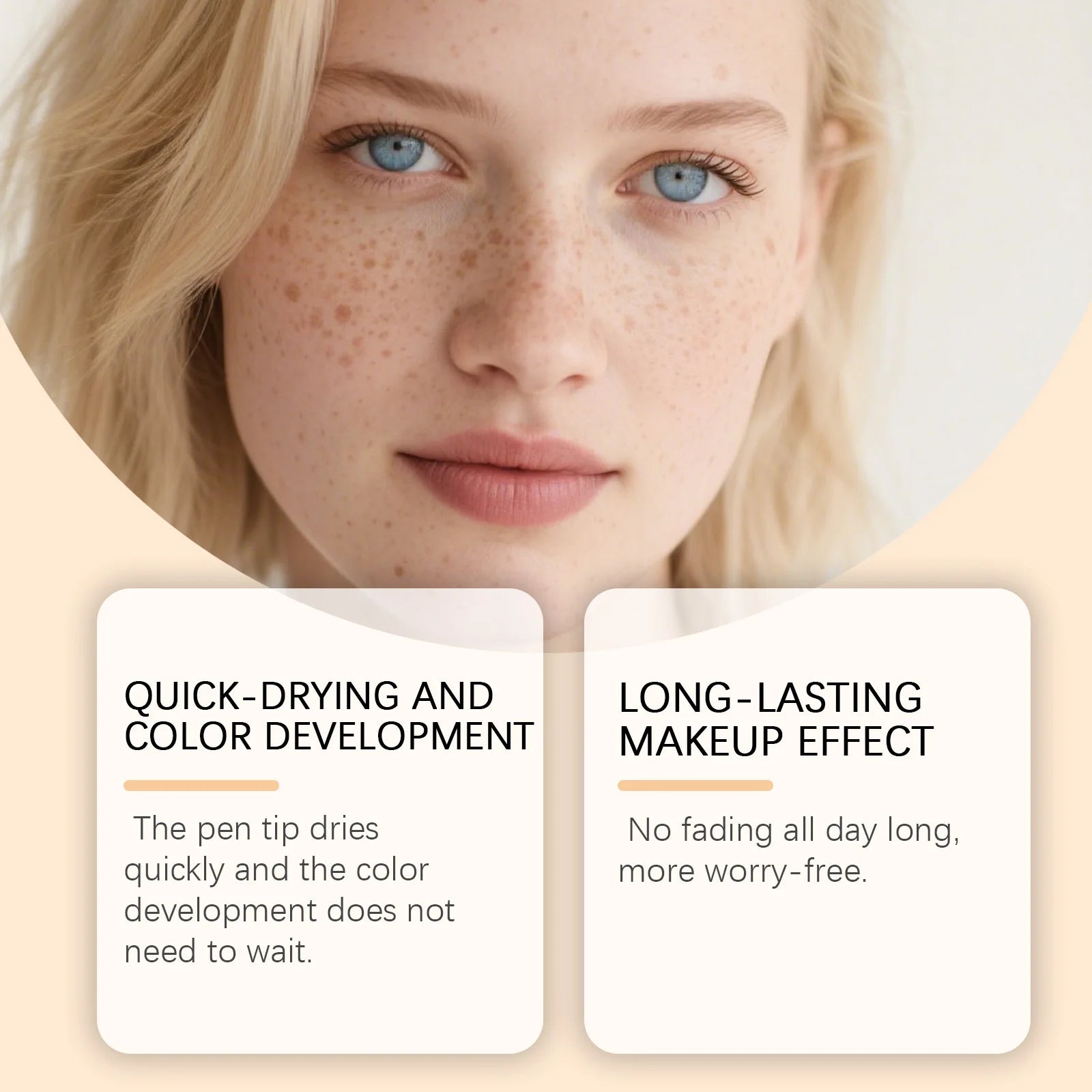 Fake Freckle Pen Dot Spot Waterproof Realistics Faux Face Stain Beauty Tool Smoothing Pigments Long-Lasting Stamp Daily Makeup Oasis Select