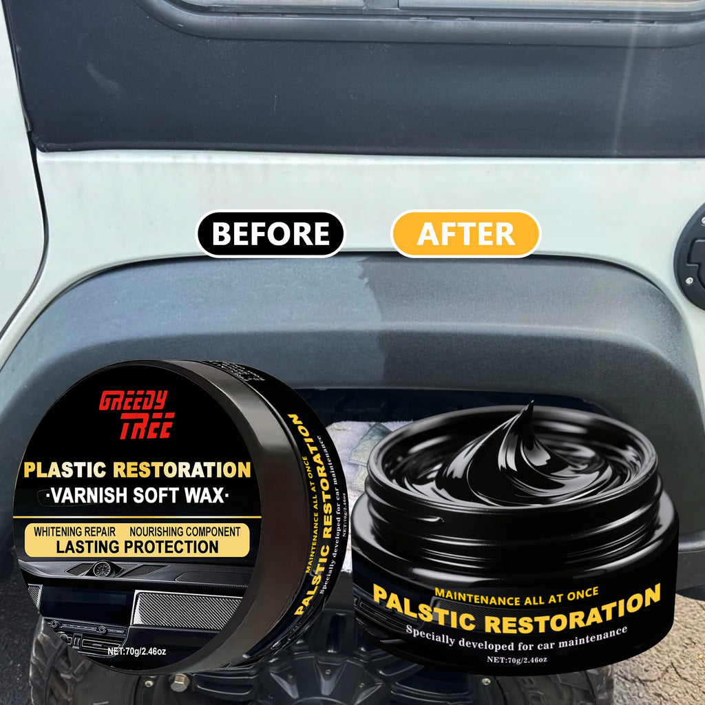 Car Plastic Restorer – Polishing Wax, Scratch Repair & Renewal