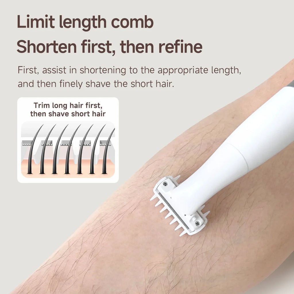 DOCOLAB Electric Razor Depilador Trimmer Shaver Epilator 4 In 1 Body Hair Removal Bekini Painless Cordless Gifts Men Women Oasis Select