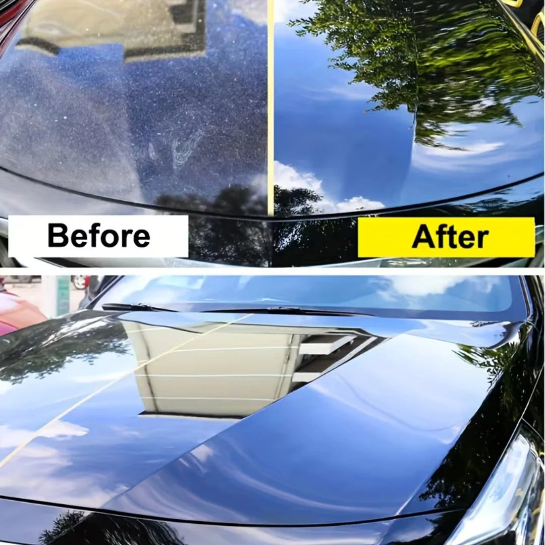 Car Wax Polishing Paste, 100g. Deep shine, scratch removal, long-lasting protection for black car paint. Easy-to-apply formula. Oasis Select