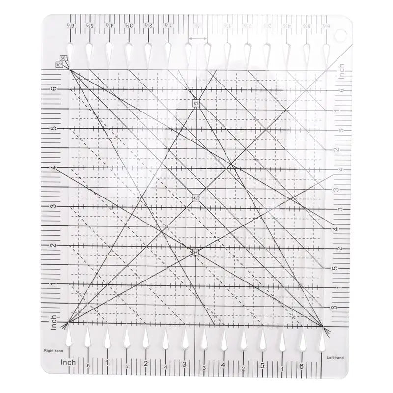 LIKE WISH Sewing Ruler Fabric Cutting Ruler Quilting Supplies Tools Sewing Supplies Fabric Cutter Patchwork Template DIY Oasis Select