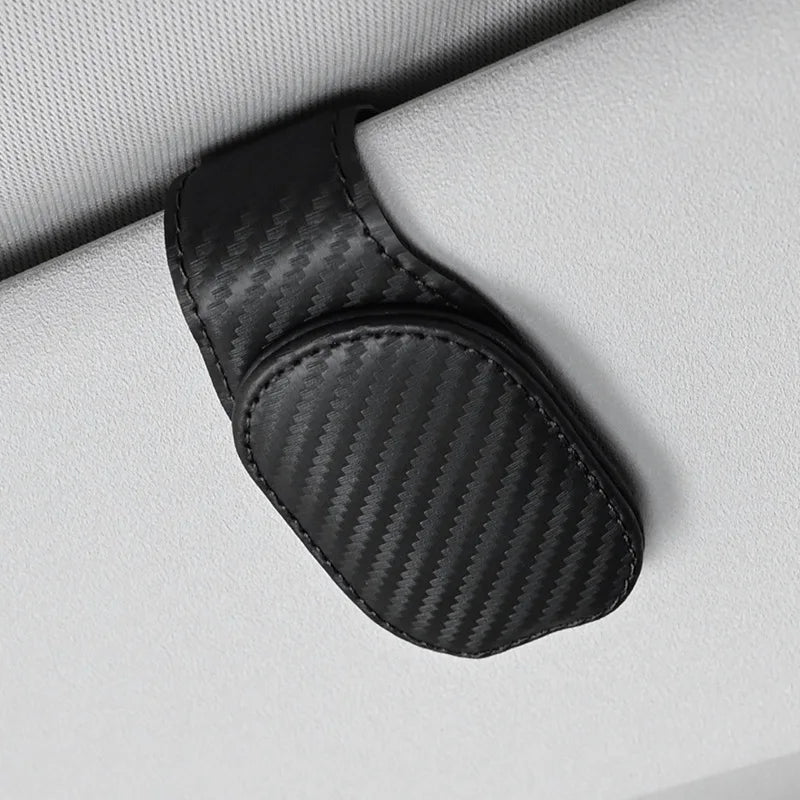 Automotive Car Sun Visor Glasses Case Magnetic Sunglasses Clip Card Ticket Holder Stand Fastener Pen Eyeglasses Accessories Oasis Select U