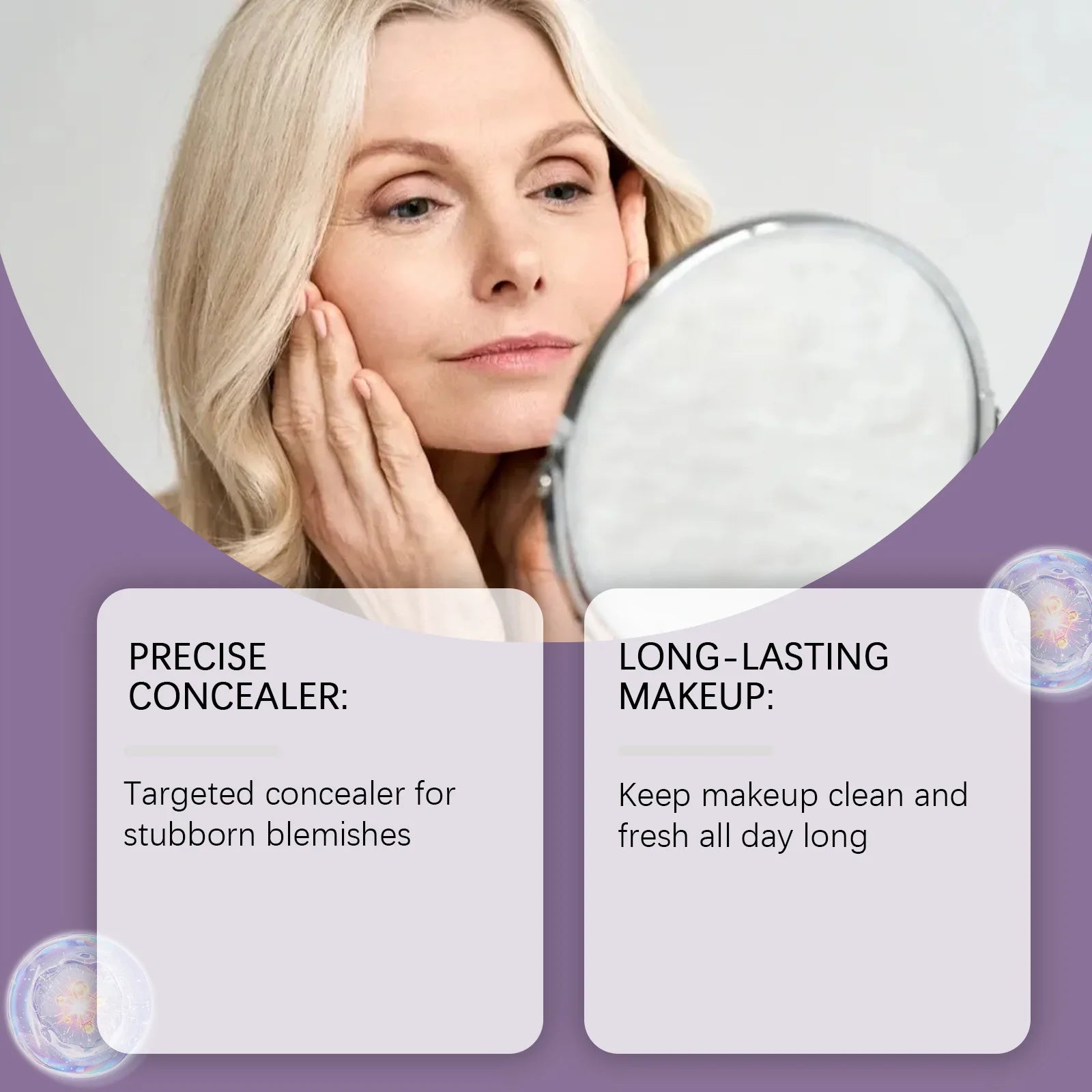 OceAura Lightweight Concealer & Foundation Cream – Full Coverage Concealer Foundation Oasis Select