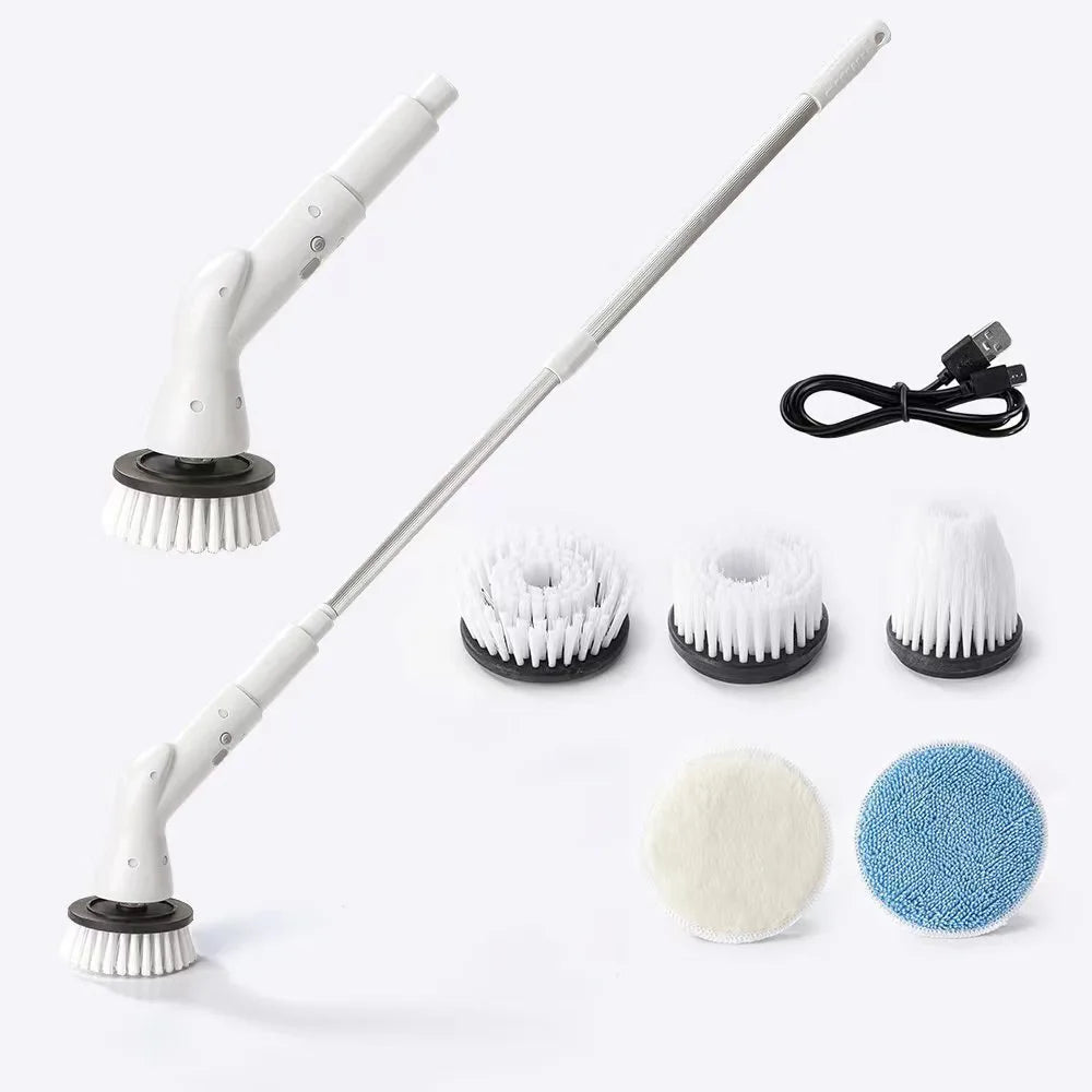 6-in-1 Cordless Electric Spin Scrubber – Kitchen & Bathroom Electric Spin Scrubber Oasis Select 5in1