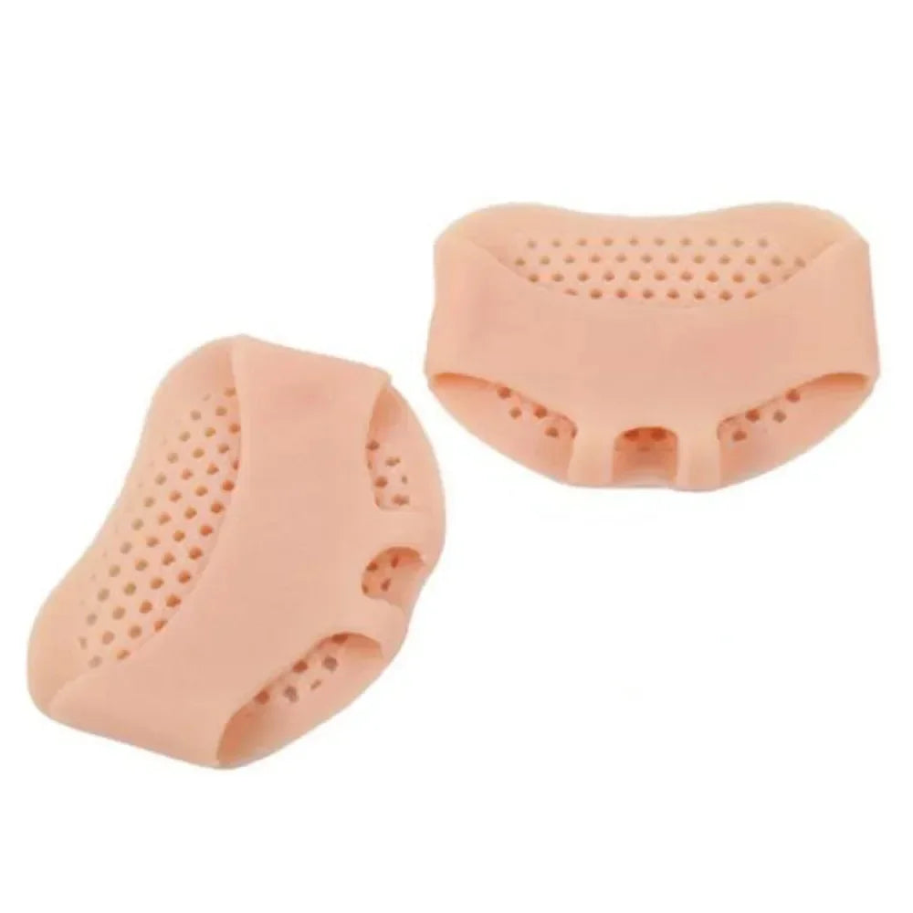 2pcs Silicone Metatarsal Pads Toe Separator Pain Relief Foot Pads Orthotics Foot Massage Insoles Forefoot Socks Foot Care Tool Oasis Select 2pcs nude