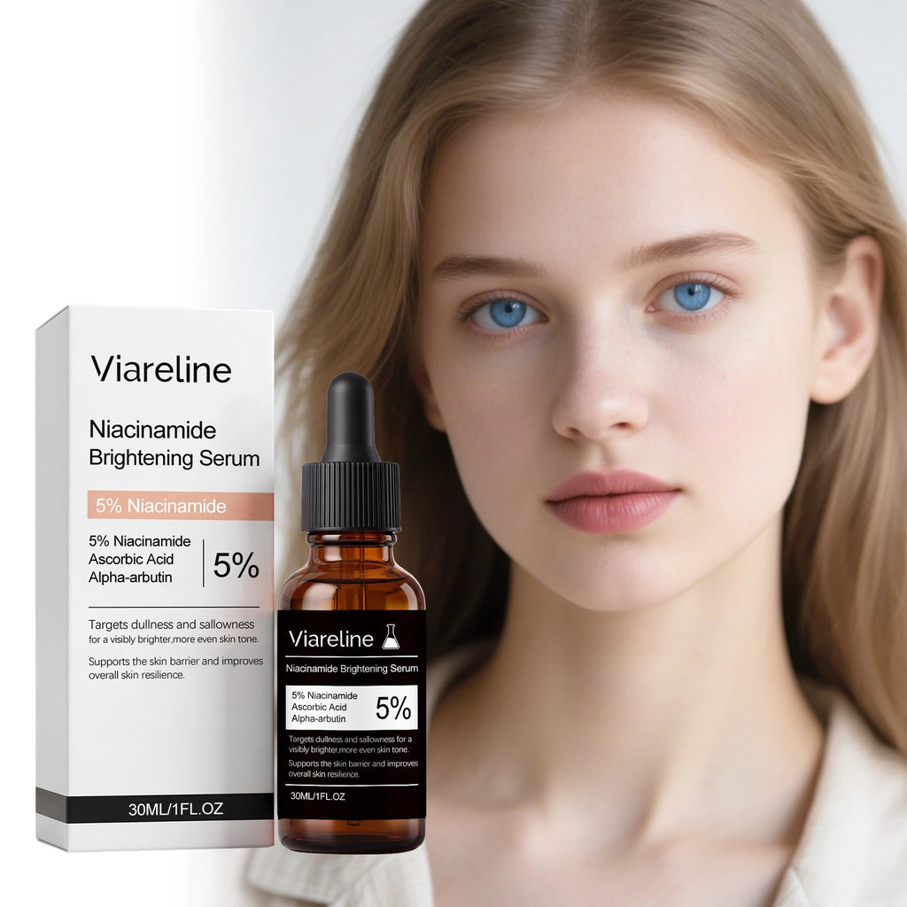 Viareline 5% Niacinamide Serum – Fade Dark Spots & Brighten Face Brightening Serum Oasis Select