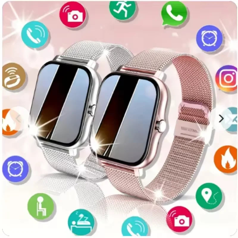 PENGAGAR Smart Watch 1.83" AMOLED Bluetooth Call Fitness Tracker