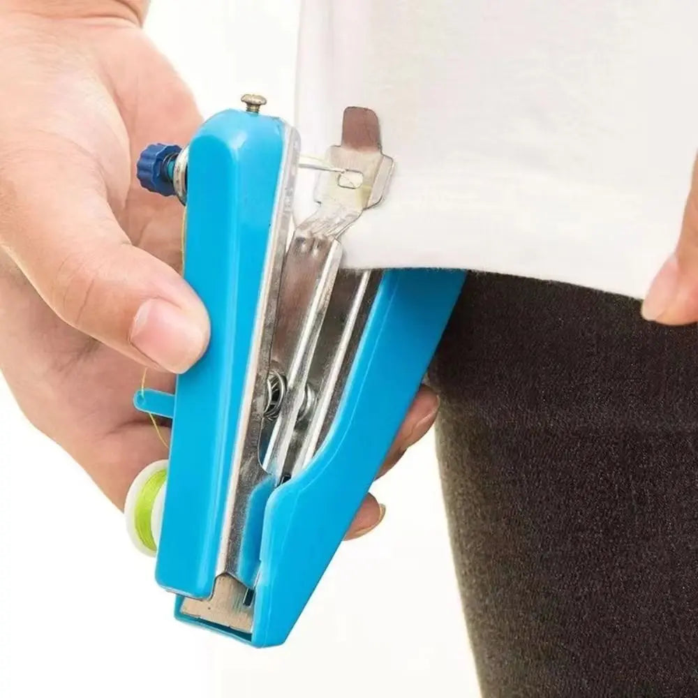 Mini Household Handheld Sewing Machine Pocket Outdoor Portable Sewing Machine Travel Small Sewing Machine for Outdoor Activities Oasis Select