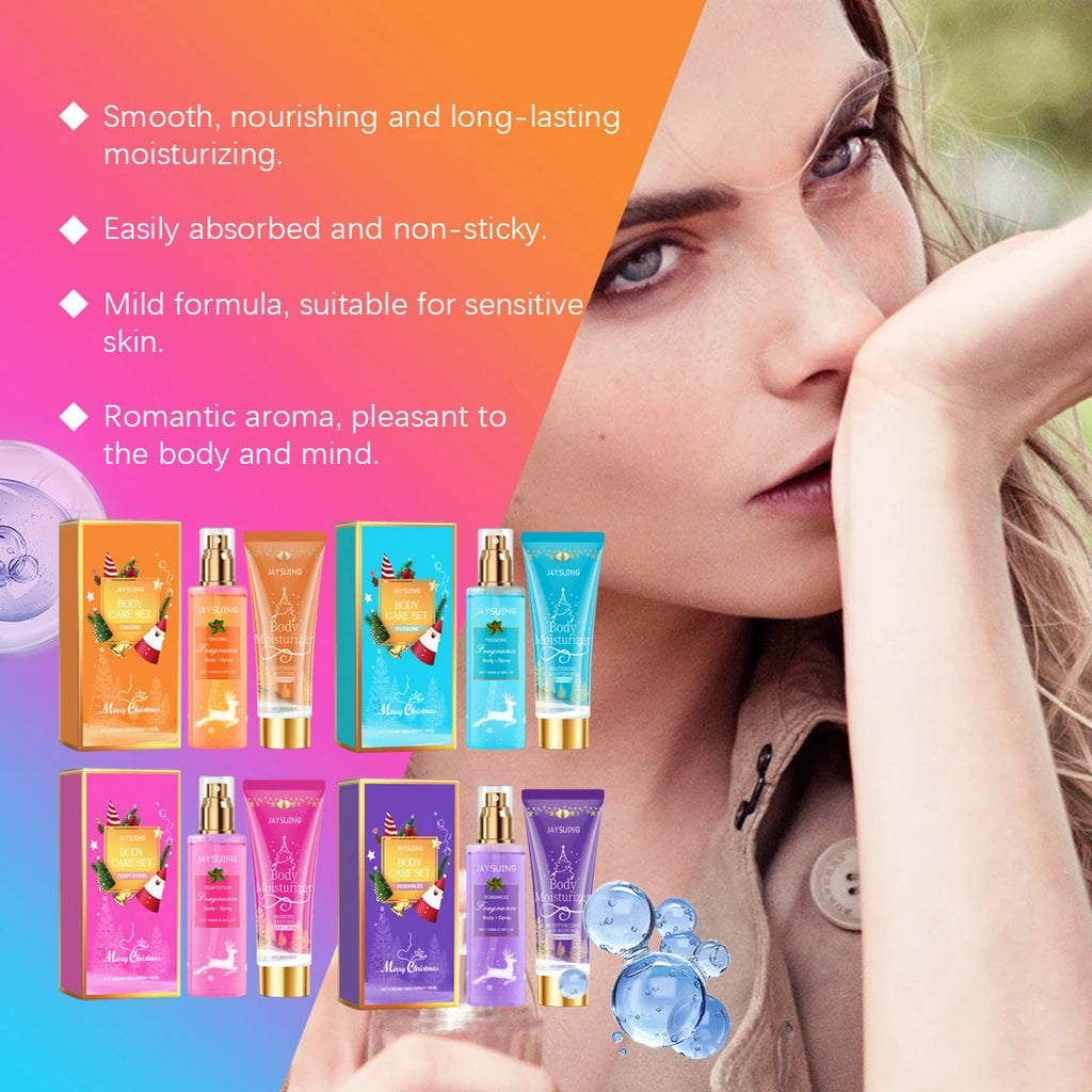 Christmas Scented Body Care Set – Body Spray & Lotion Gift Body Care Gift Set Oasis Select