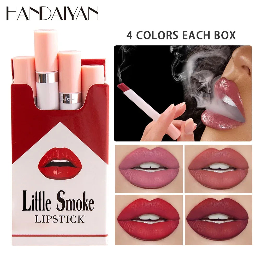 4pcs/set Lasting Stick Waterproof Lip Set - Long-lasting Matte Lipstick with Clear Finish - Perfect Valentine's Day Gift for Her Oasis Select