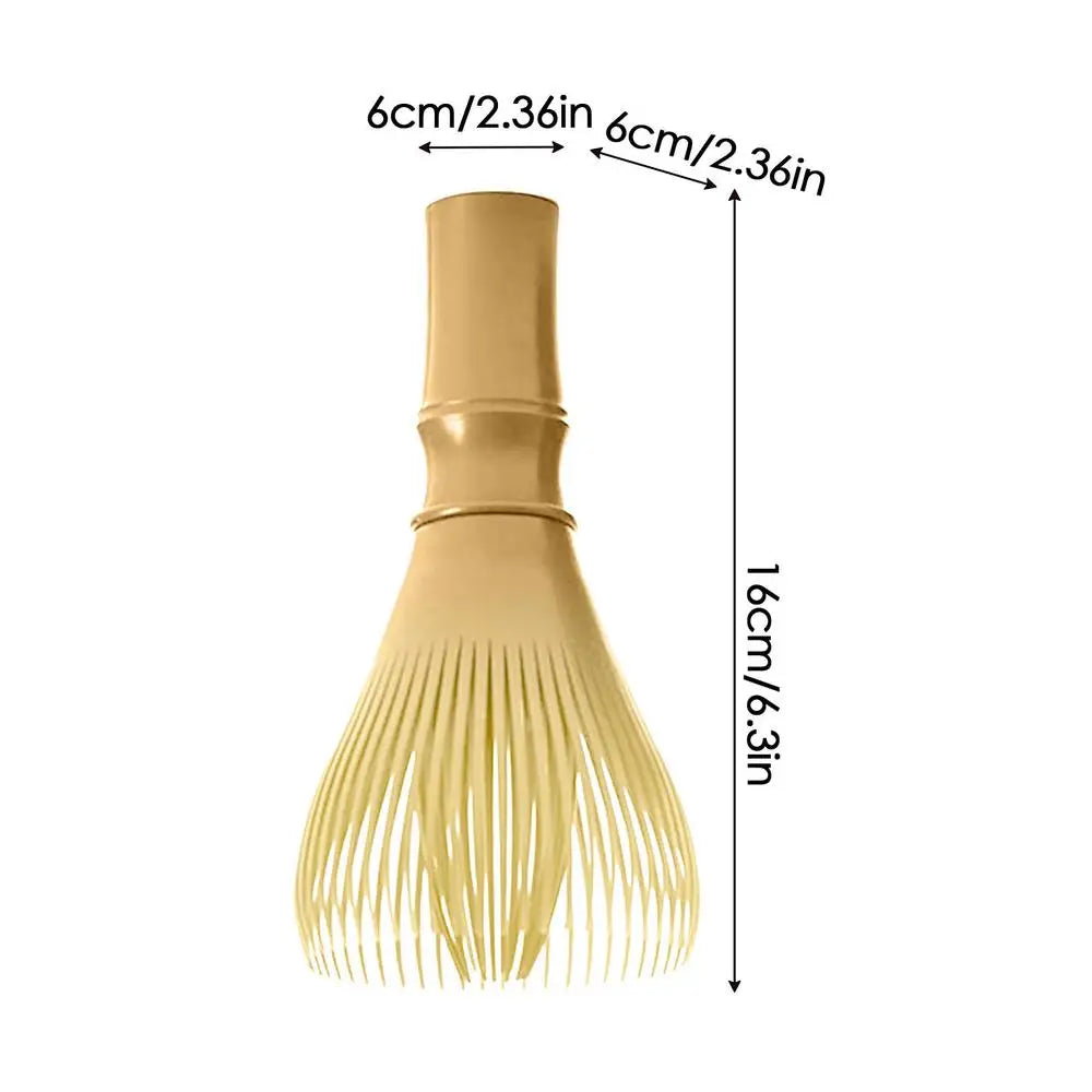 Matcha Whisk Food Grade Matcha Whisk Reusable Matcha Mixer And Stirrer Tea Powder Whisk For Kitchen Making And Stirring Matcha Oasis Select Yellow